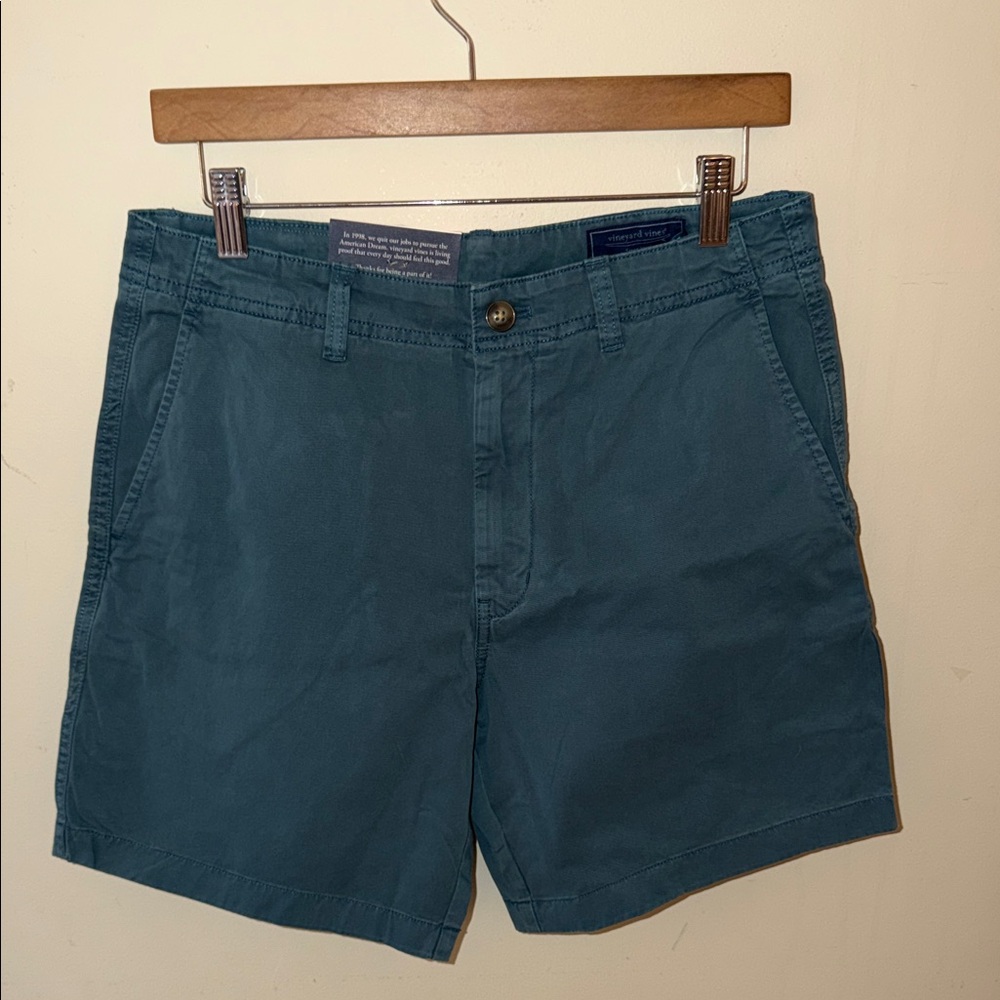 Vineyard Vines Blue Flat Front Shorts